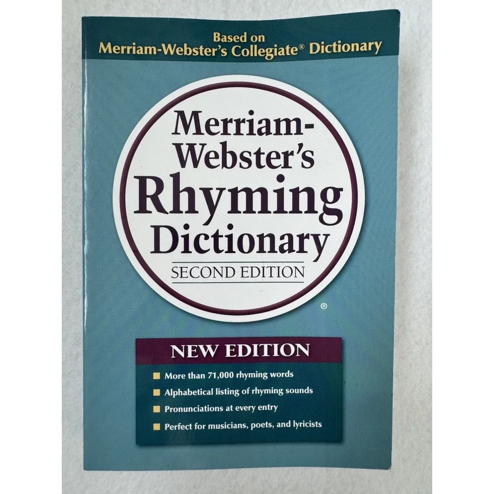 Merriam-Webster's Rhyming Dictionary, Second Edition, Trade Paperback